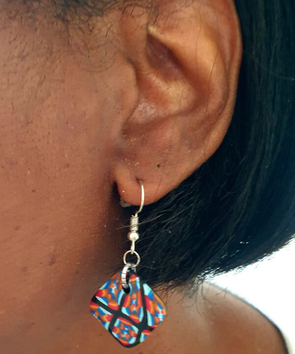 Boucles d’oreilles, motif Amérindien