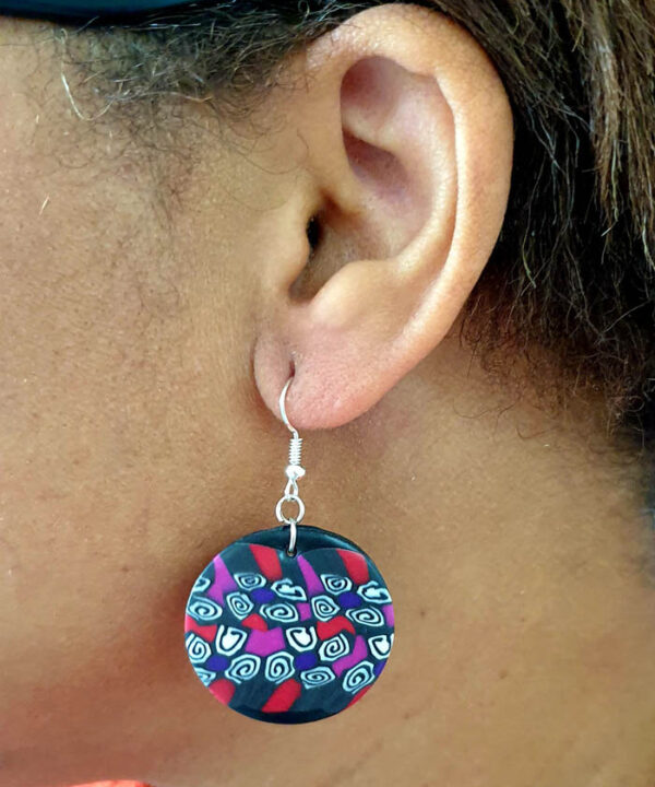 Boucles d’oreilles, motif Incas