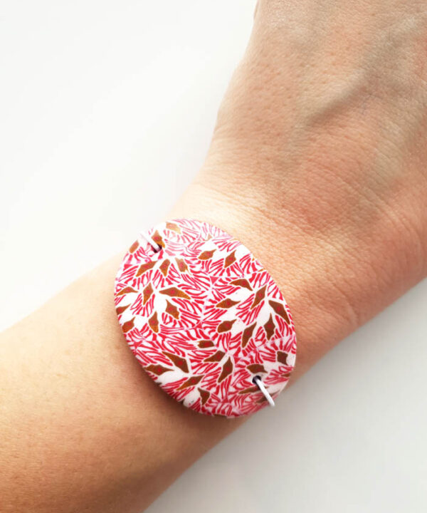 Bracelet, motif Lotus japonais