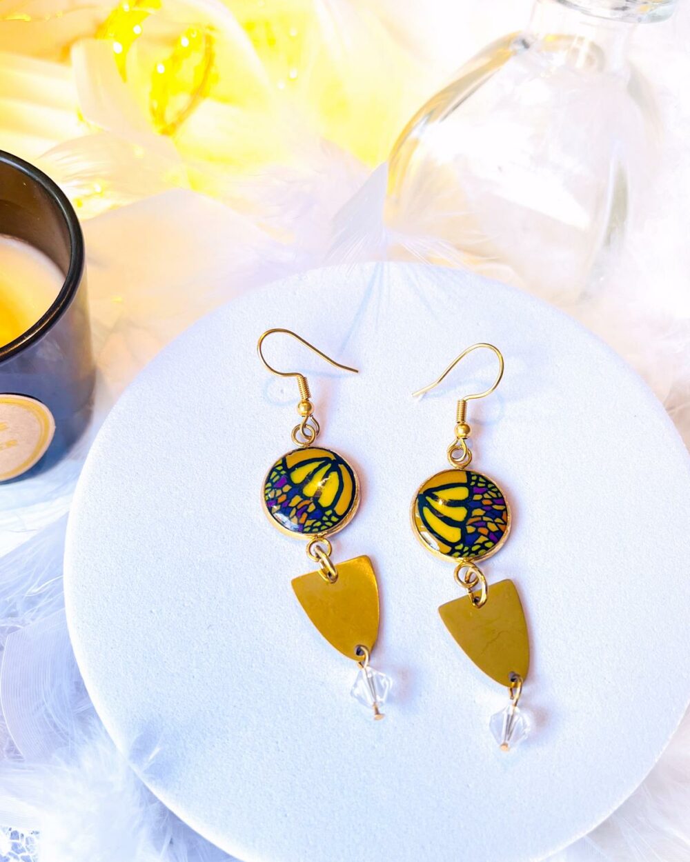 Boucles d'oreilles Sérénité du ciel – Image 4