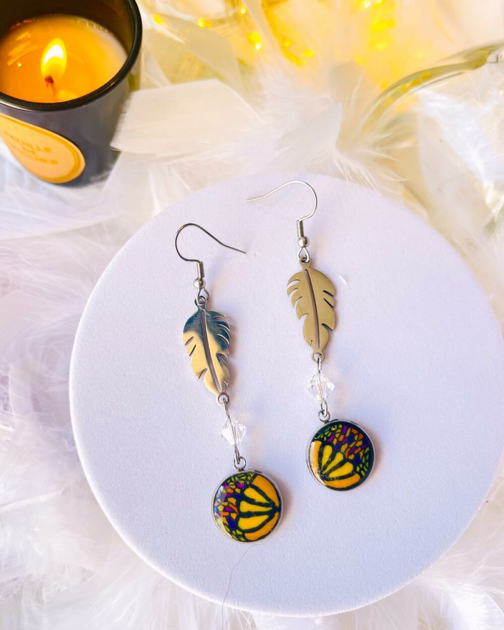 Boucles d'oreilles Vent de Liberté – Image 3