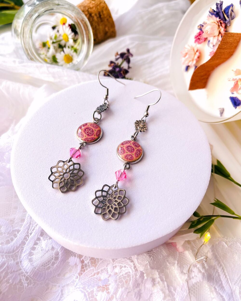 Boucles d'oreilles Chants des Fleurs