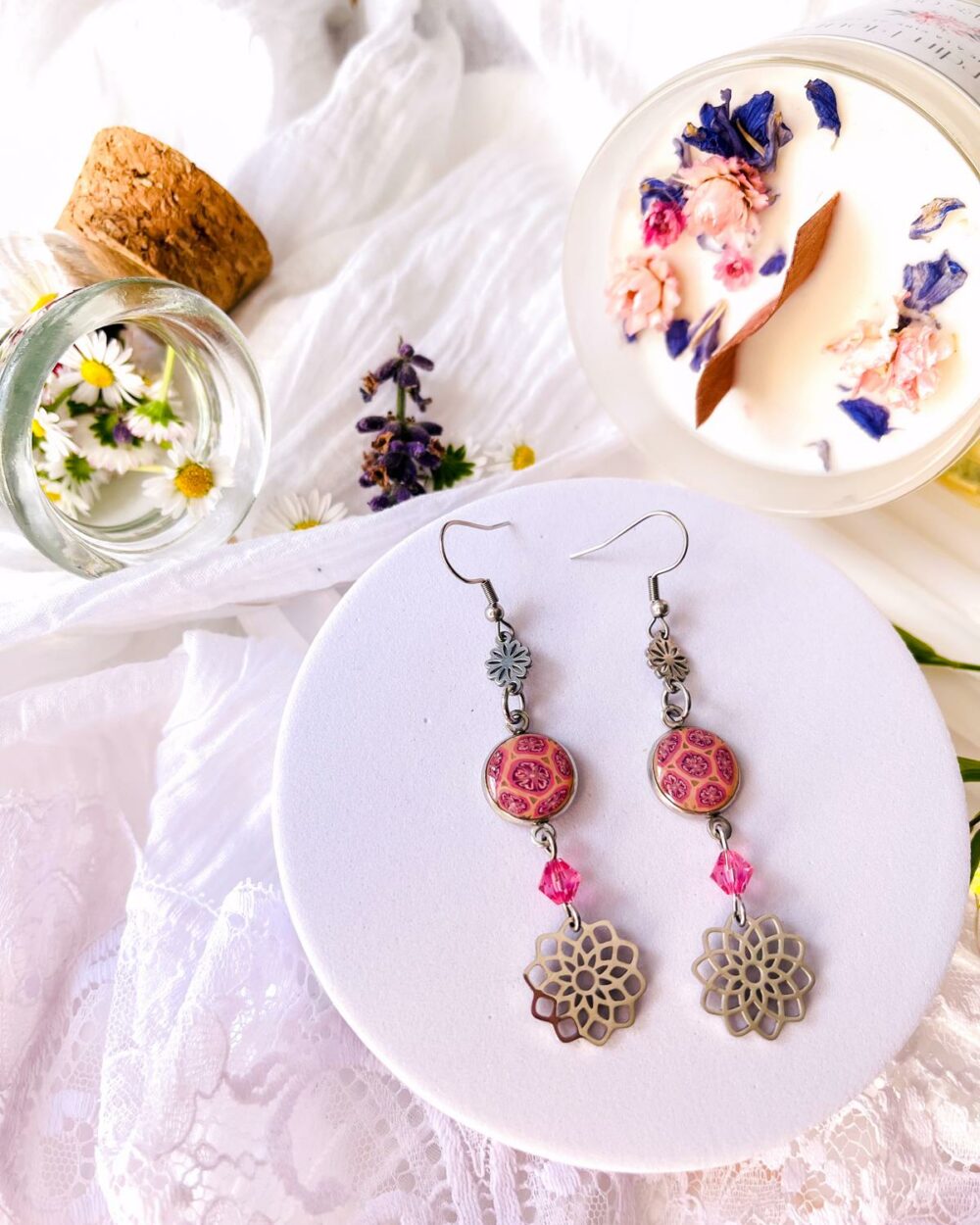 Boucles d'oreilles Chants des Fleurs – Image 3