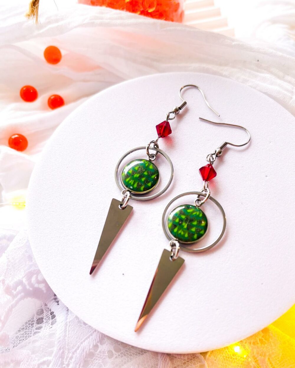 Boucles d'oreilles Peau de Lave