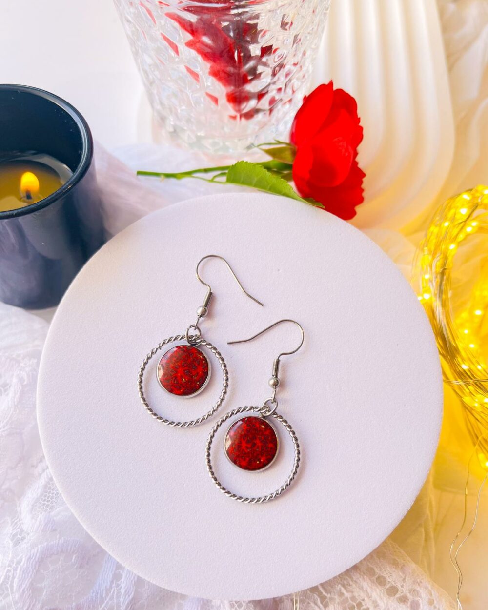 Boucles d'oreilles Cercle Enchanté