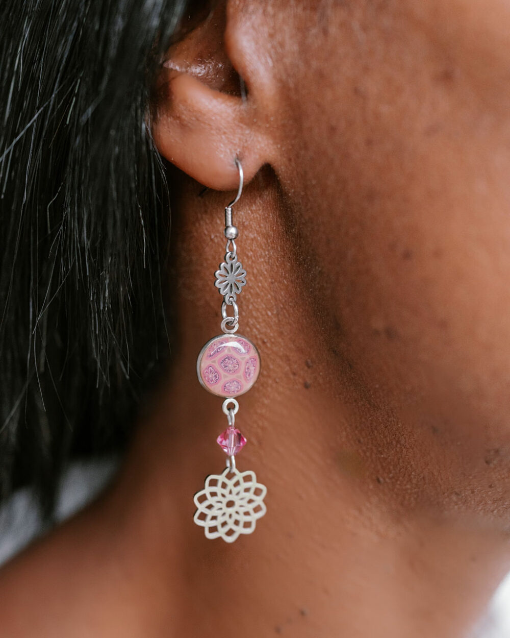Boucles d'oreilles Chants des Fleurs – Image 2