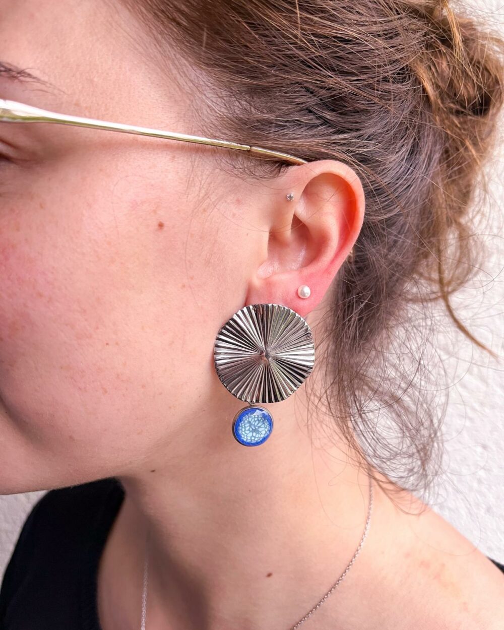 Boucles d'oreilles Écume de Lune – Image 2
