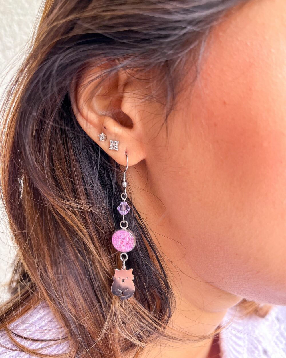 Boucles d'oreilles Aura du Chat – Image 2