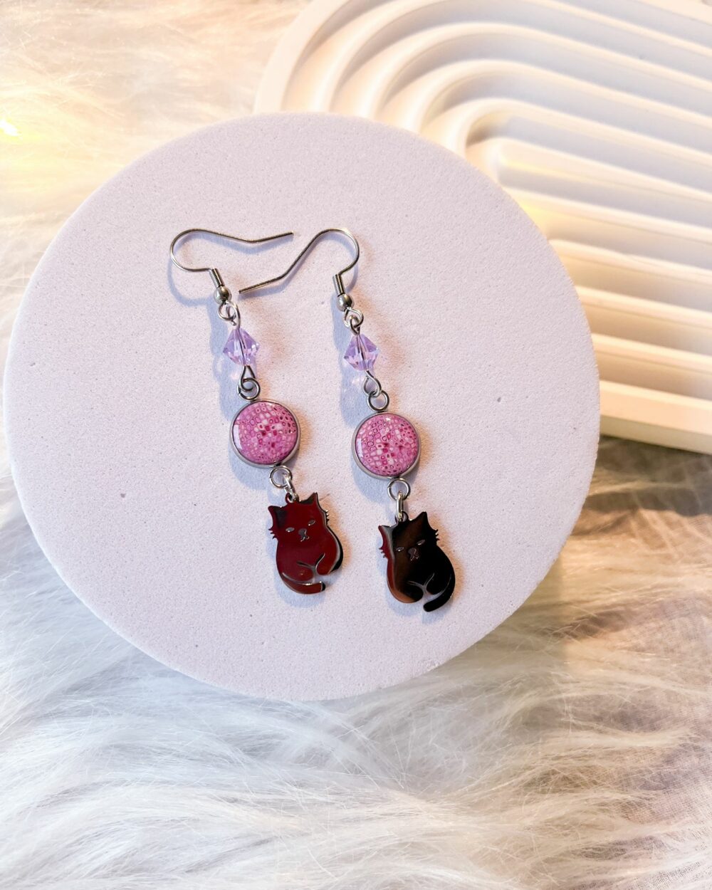 Boucles d'oreilles Aura du Chat – Image 3