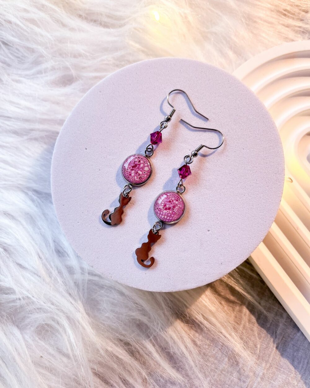 Boucles d'oreilles Murmure Nocturne – Image 3