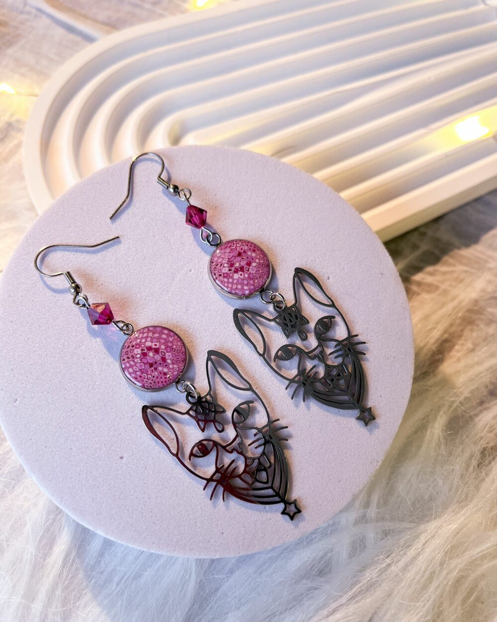Boucles d'oreilles Regard Mystique – Image 3