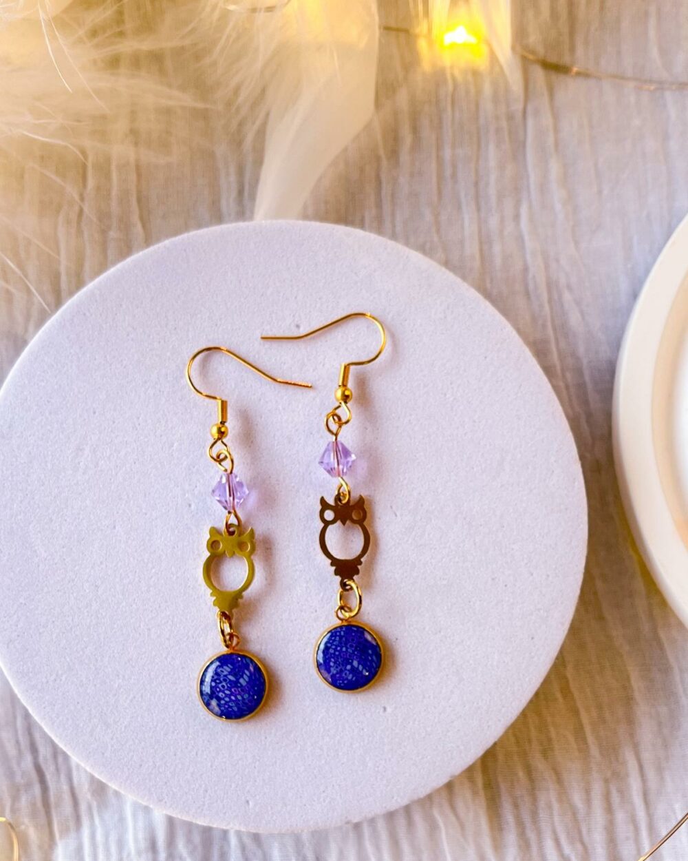 Boucles d'oreilles Gardienne des Ombres – Image 3