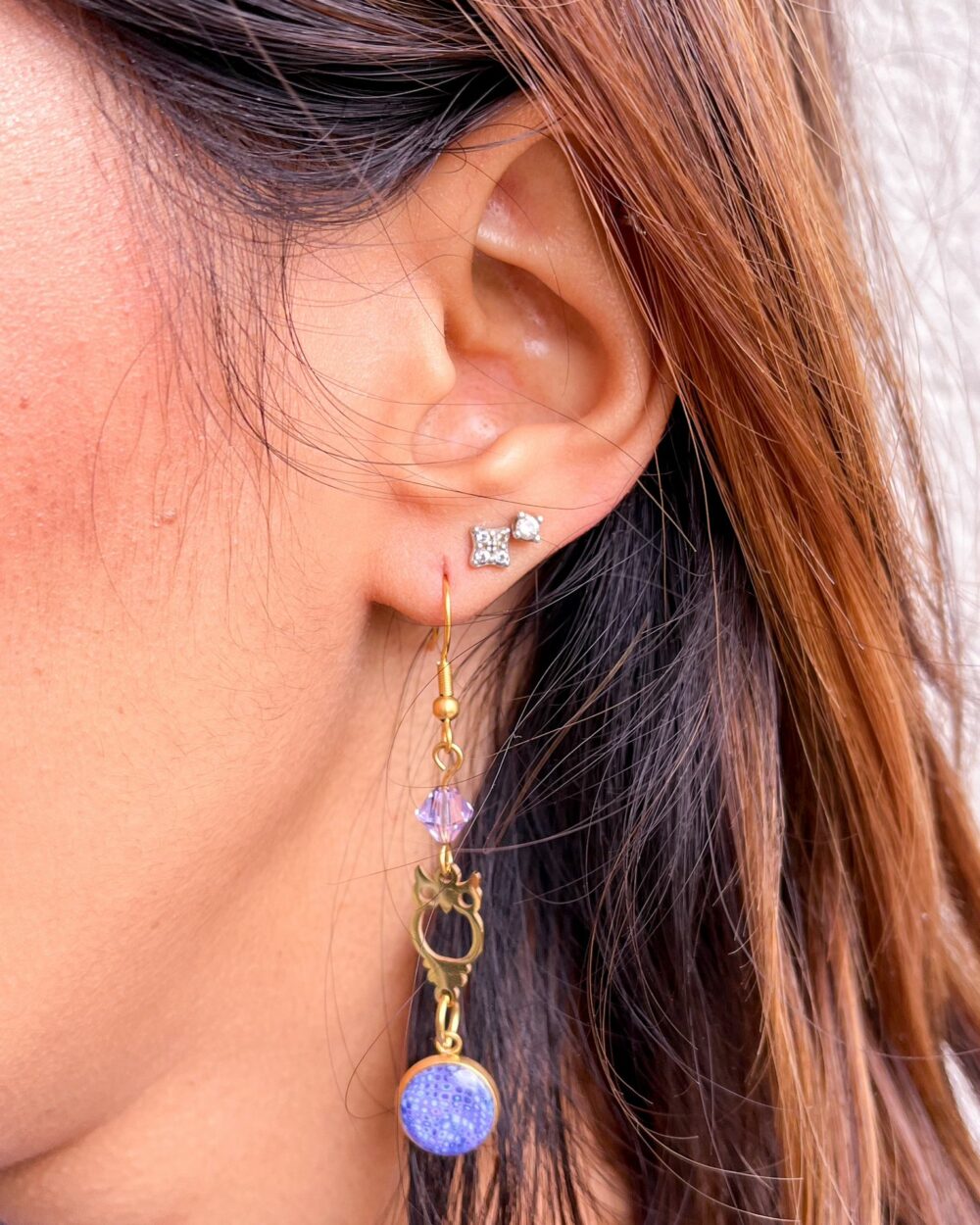 Boucles d'oreilles Gardienne des Ombres – Image 2