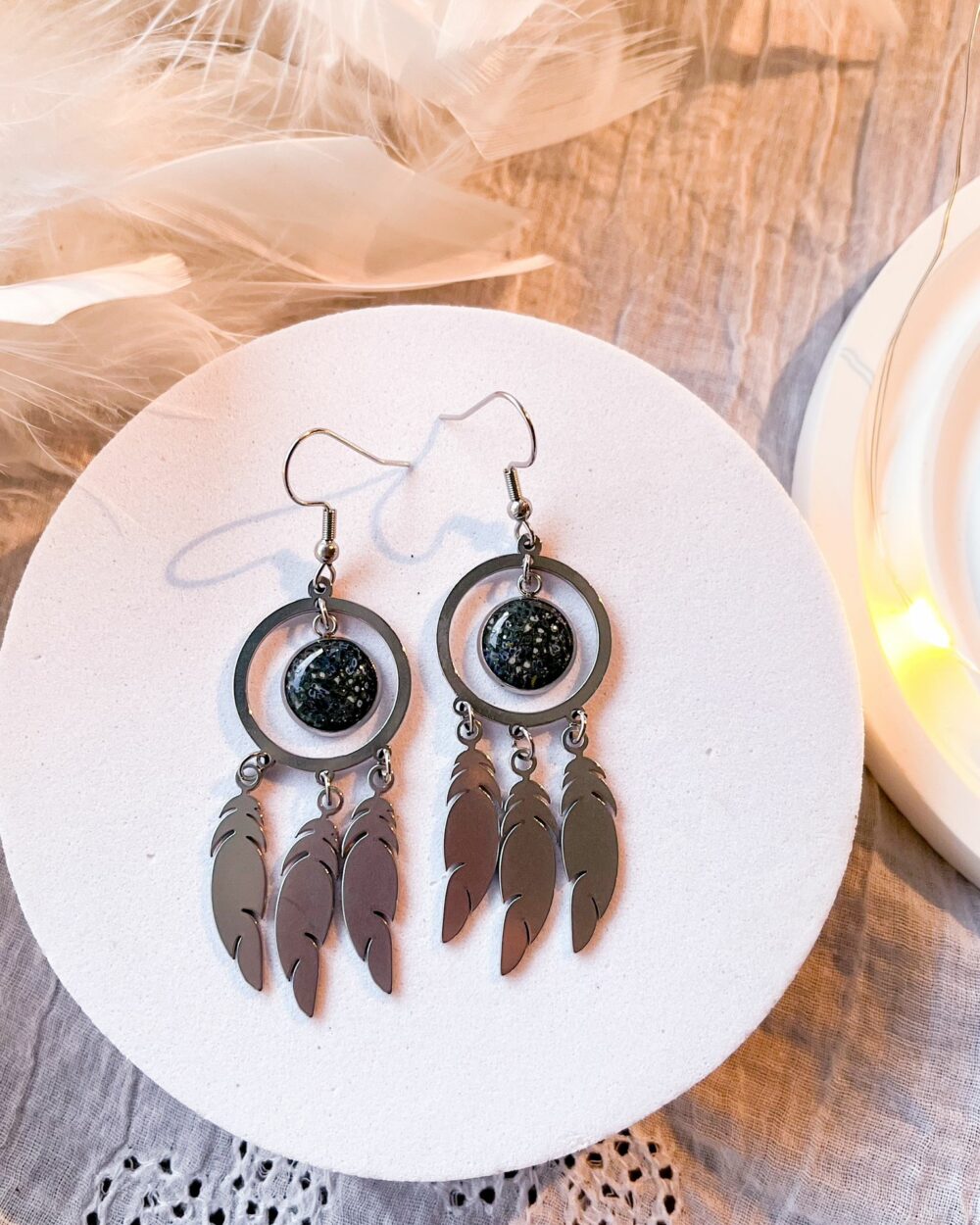 Boucles d'oreilles Plumes Vagabondes