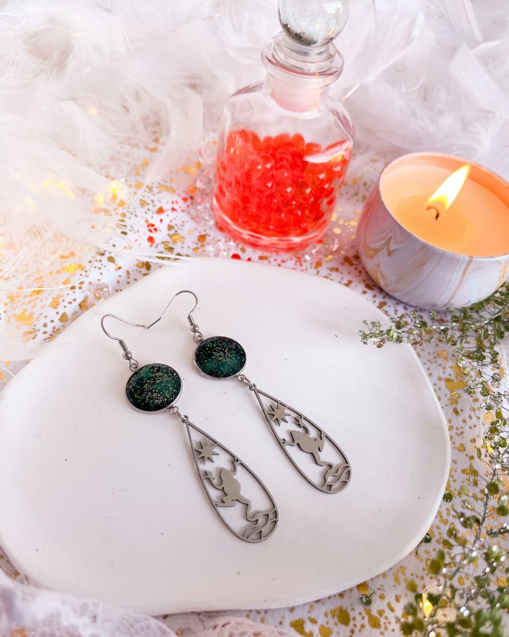 Boucles d'oreilles Audace Argentée