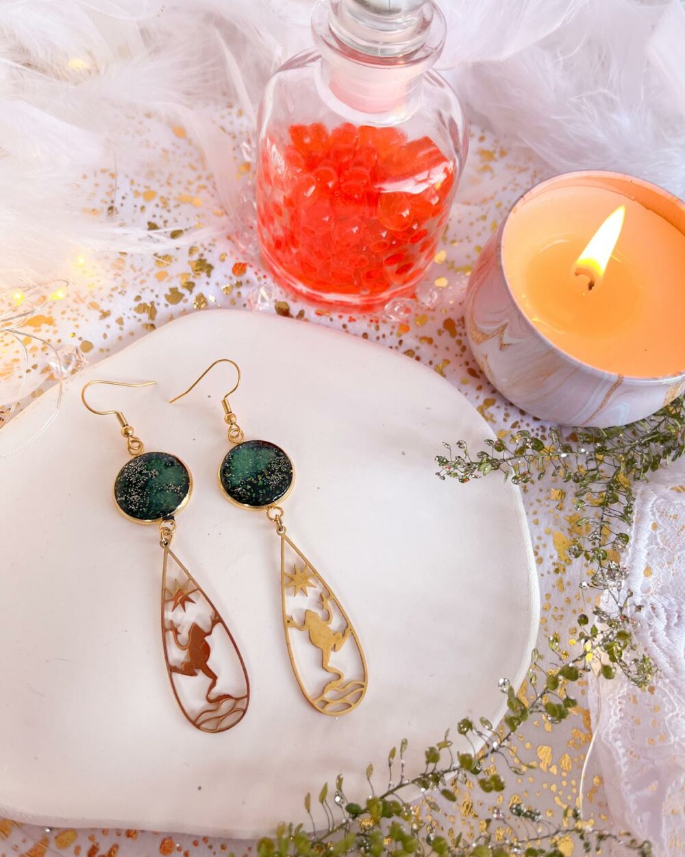 Boucles d'oreilles Audace Dorée