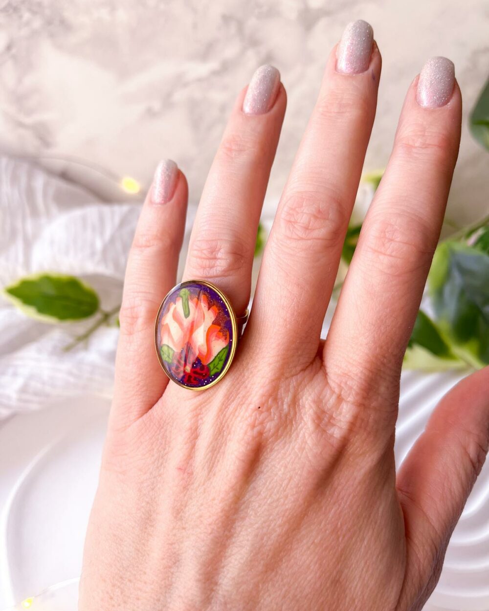 Bague Symphonie Florale – Image 2