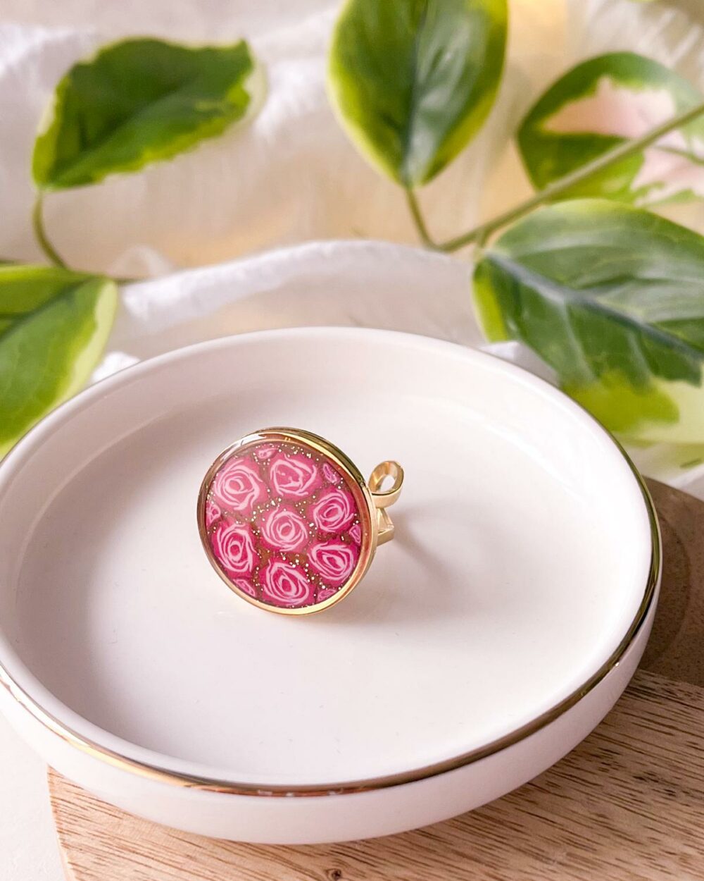 Bague Rose Éternelle