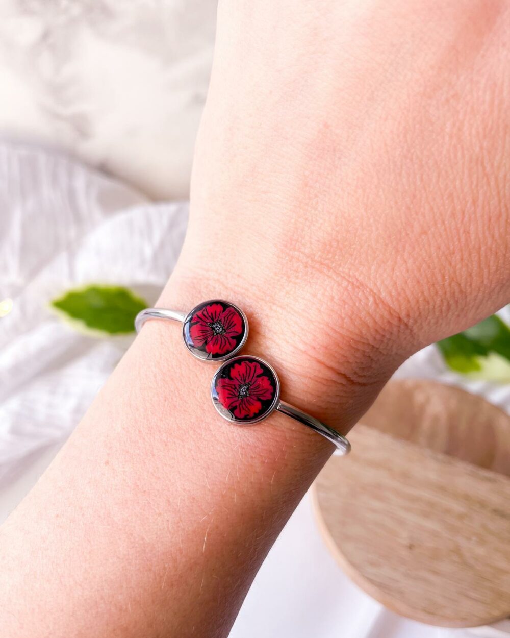 Bracelet Champ de Coquelicots – Image 2