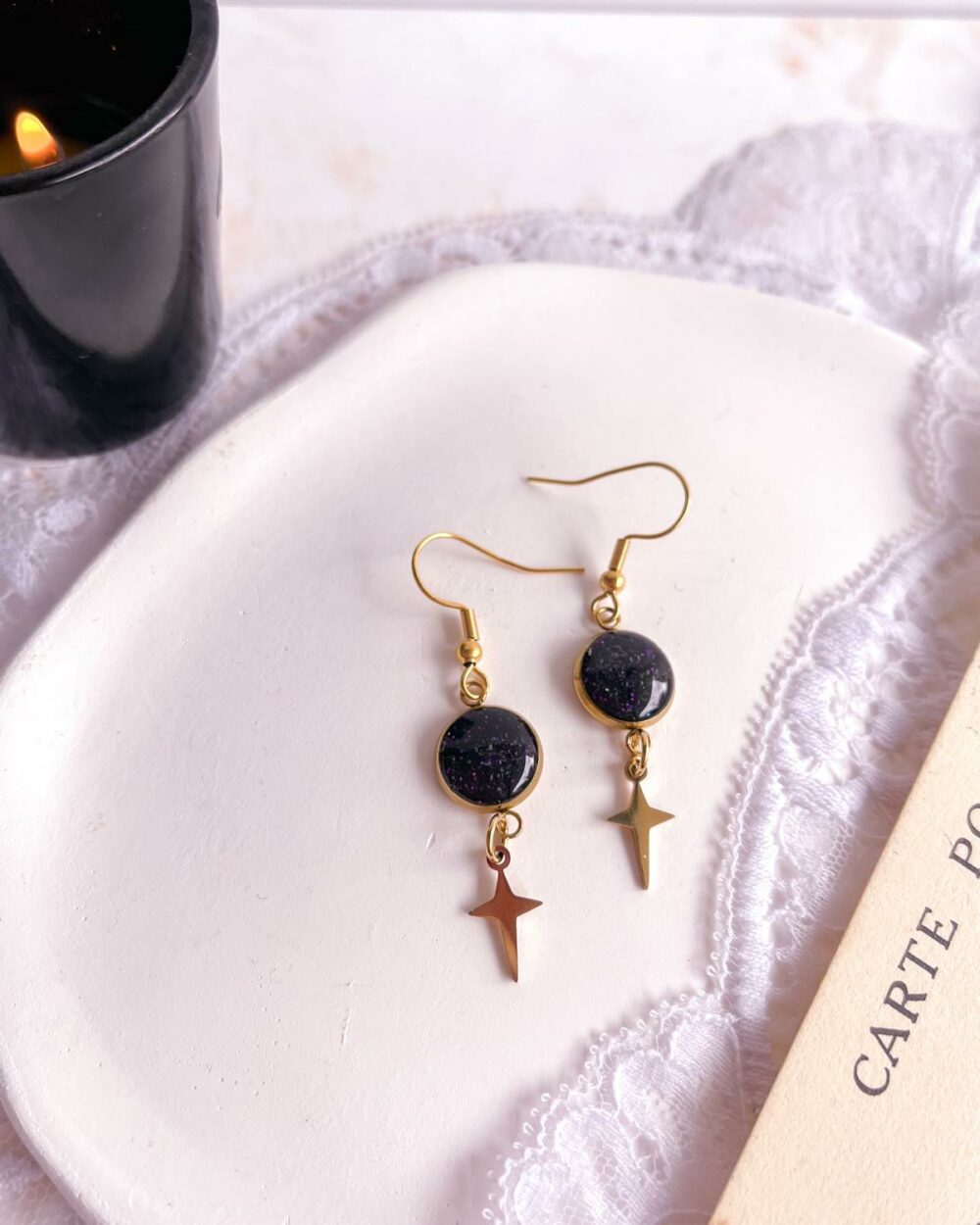 Boucles d'oreilles Lueur Cosmique – Image 2