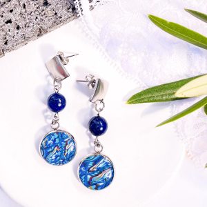 boucles-d-oreille-acier-inoxydable-artisanaux-polymere-pierres-lapis-lazuli-porte-des-secrets (2)