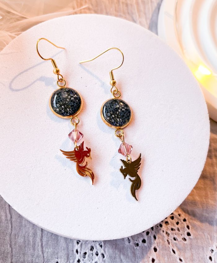 boucles-d-oreilles-acier-inoxydable-artisanaux-polymere-animaux-totem-oiseau-melodie-des-cieux (2)